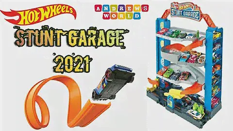 Andrew's World | review new hotwheels stunt garage 2021 part 2
