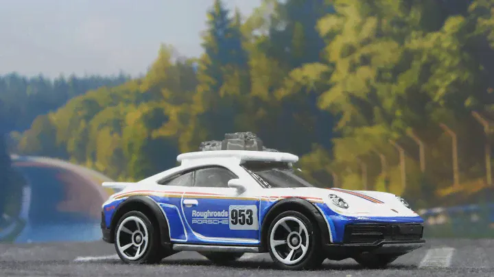 Porsche 911 Rallye Dakar - #HRY70 - Hot Wheels 2024 - N Case - 360 Grad Video