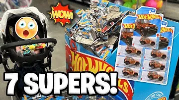 I Found 7 Hot Wheels SUPER Treasure Hunts!!