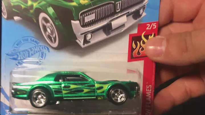 Hotwheels 68 mercury cougar super treasure hunt