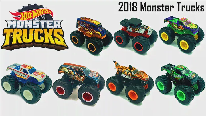 NEW HOT WHEELS MONSTER TRUCKS 2018 SINGLES! FYJ44